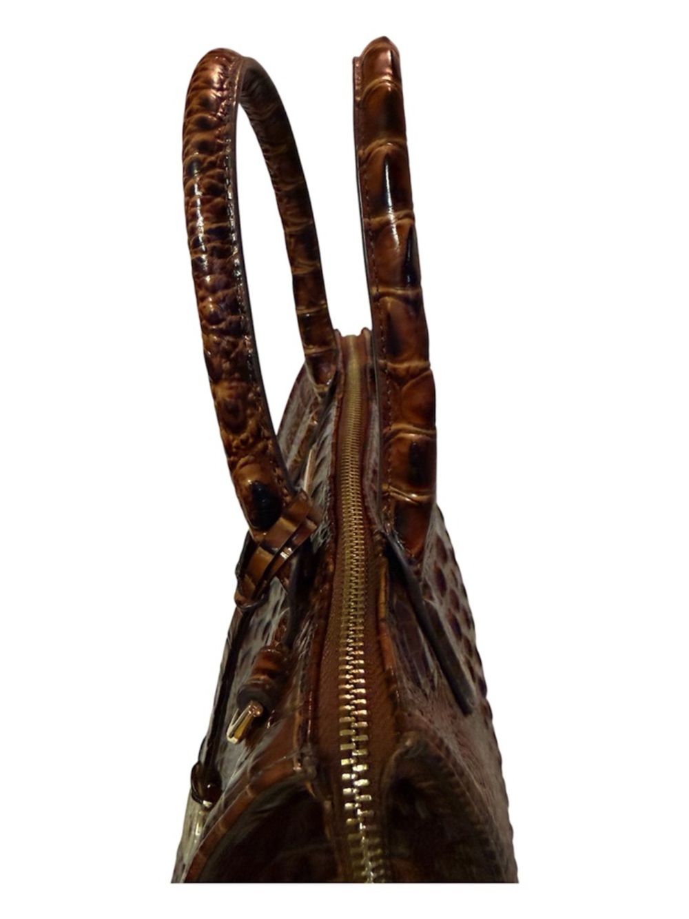 Brahmin Caroline Satchel in Pecan Melbourne Leather - Picture 7 of 12